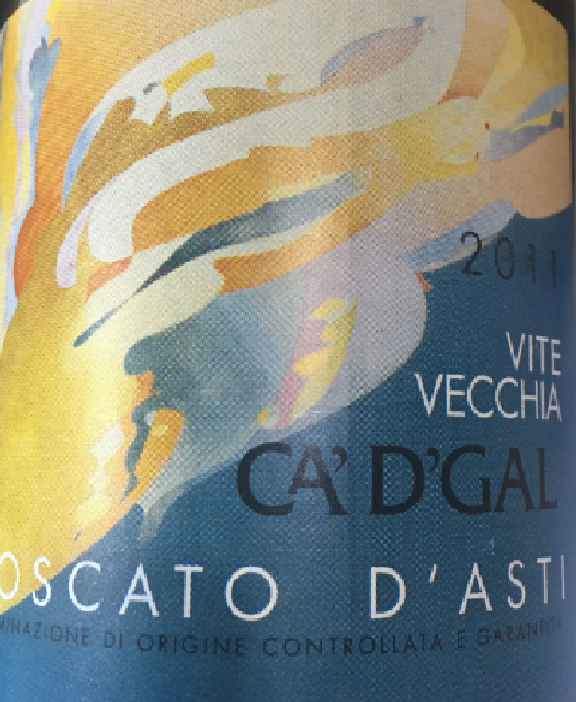 我的哥 维特维基亚 莫斯卡托阿斯蒂甜白葡萄酒Ca' d'Gal Vite Vecchia Moscato d‘Asti DOCG