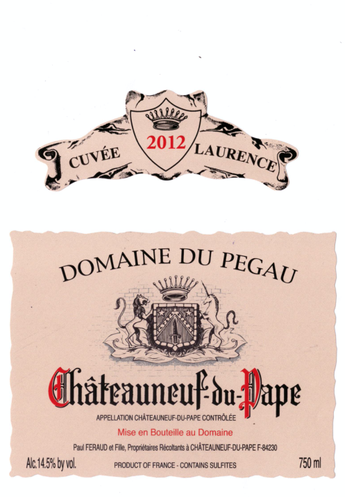 佩高酒庄劳伦斯教皇新堡干红葡萄酒Domaine du Pegau Chateauneuf-du-Pape Cuvee Laurence