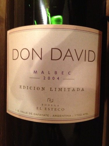 Don David Valle De Cafayate Edicion Limitada Malbec