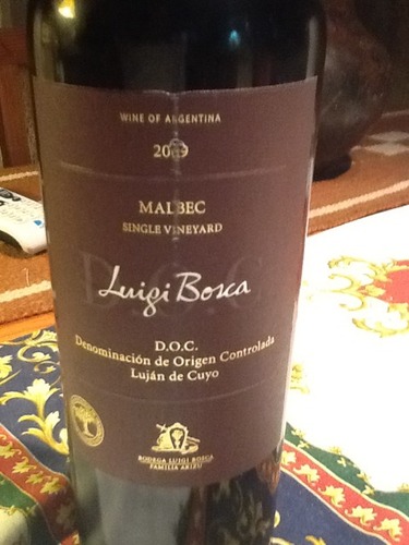 露奇波斯加单一园马尔贝克干红Luigi Bosca Single Vineyard D.O.C. Malbec