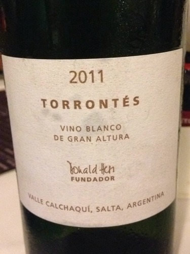 De Gran Altura Valle De Calchaqui Salta Vino Blanco Torrontes