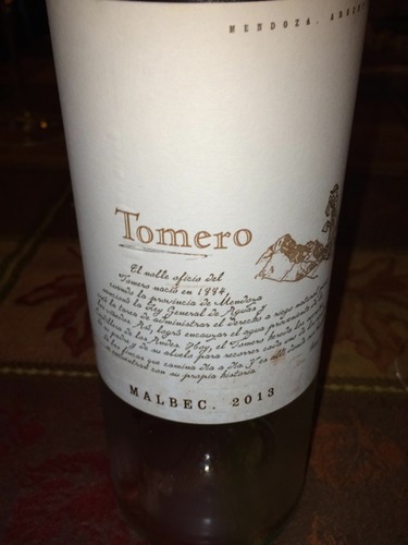 Tomero Malbec