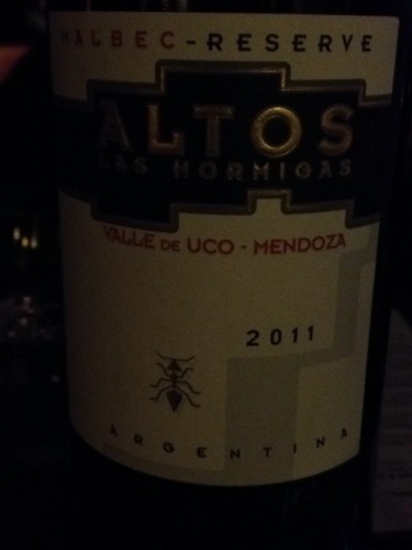 Altos Las Hormigas Reserve Malbec