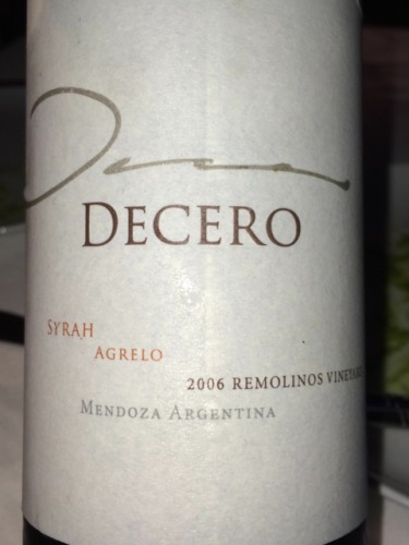 Mendoza Remolinos Syrah