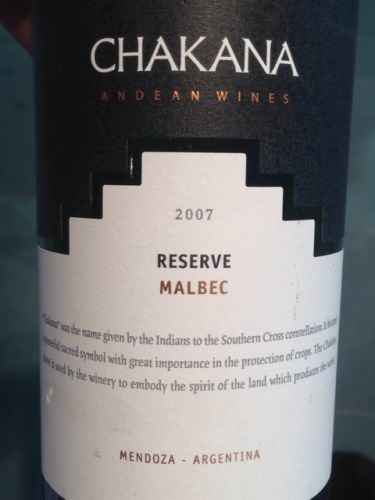 Reserve Mendoza Malbec