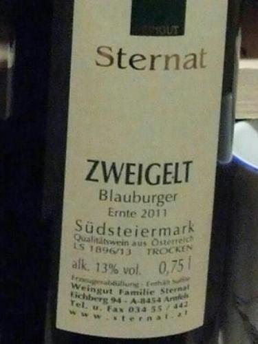 Südsteiermark Zweigelt Blauburger