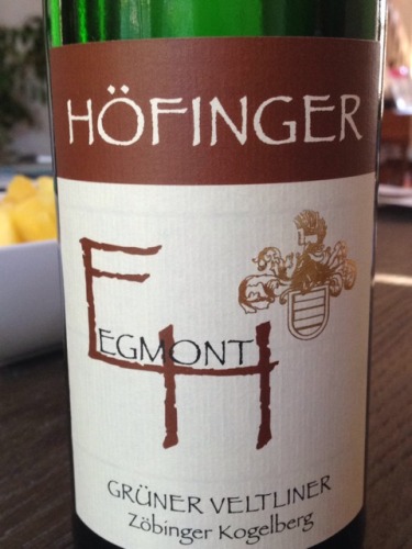 Egmont Zöbinger Kogelberg Kamptal Grüner Veltliner