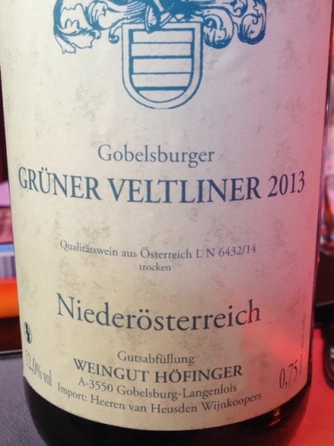 Godelsburger Niederosterreich Gruner Veltliner