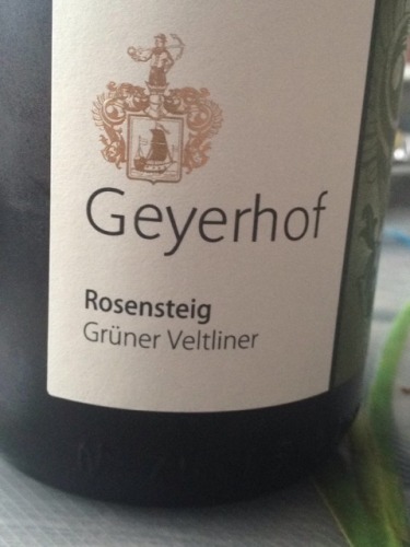 格尔荷藤本月季绿维特利纳干白葡萄洒Geyerhof Rosensteig Gruner Veltliner