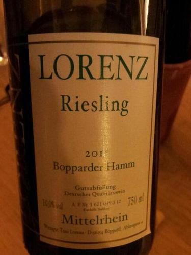 Mittelrhein Bopparder Hamm Riesling