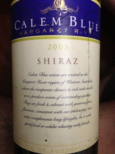 Blue Margaret River Shiraz