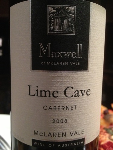 麦克斯韦石灰洞赤霞珠干红Maxwell Lime Cave Cabernet Sauvignon