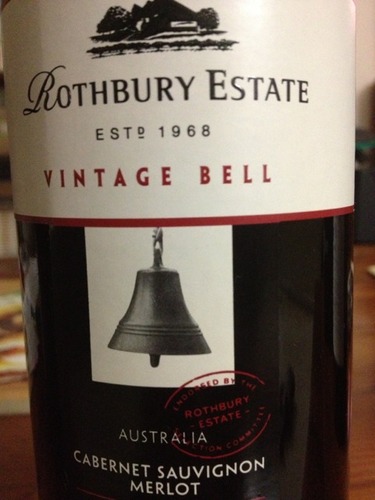 罗思柏丽老式钟赤霞珠梅洛干红Rothbury Vintage Bell Cabernet Sauvignon Merlot