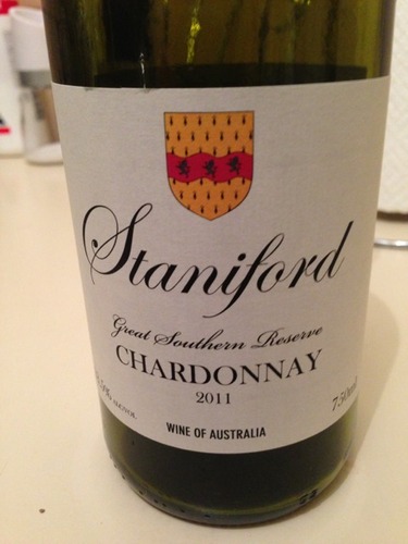 斯坦福霞多丽干白Staniford  Great Southern Reserve Chardonnay