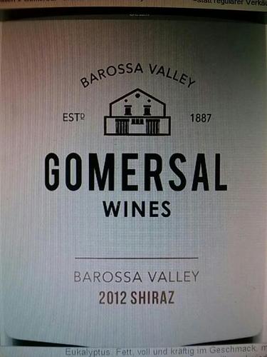 Barossa Valley Shiraz