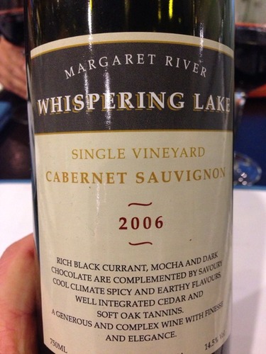 Whispering Lake Single Margaret River Cabernet Sauvignon