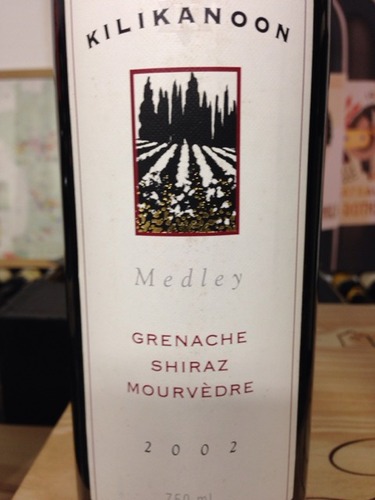 凯利卡努梅德丽歌海娜设拉子慕合怀特干红Kilikanoon The Medley Grenache Shiraz Mourvedre