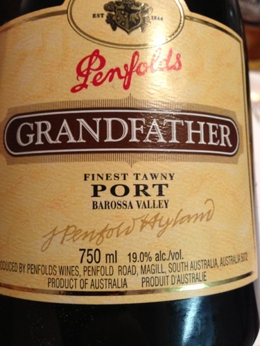 奔富祖父最佳陈年茶色波特风格加强酒	Grandfather Barossa Valley Finest Tawny Port