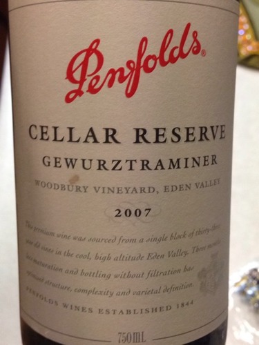 奔富酒窖精选琼瑶浆干白Penfolds Cellar Reserve Gewurztraminer