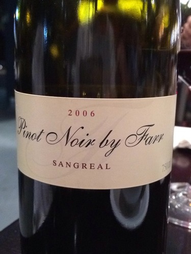 Pinot Noir By Farr Sangreal 