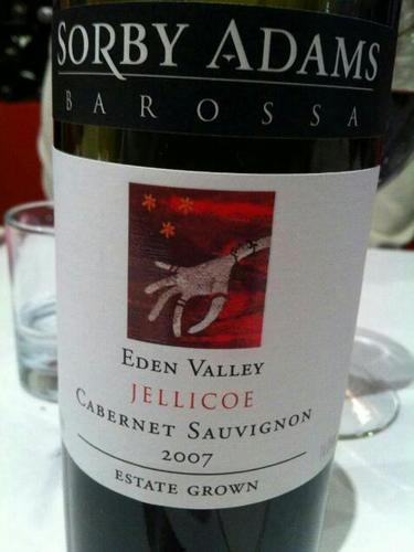 苏比亚当杰里科赤霞珠干红Sorby Adams Jellicoe Cabernet Sauvignon