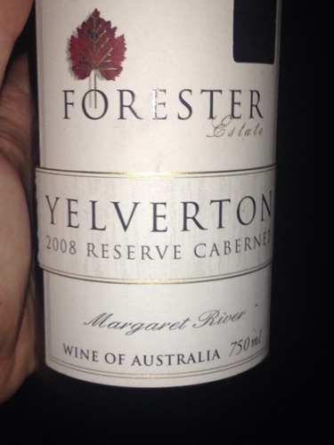 森木耶尔弗顿珍藏赤霞珠干红Forester Estate Yelverton Reserve Cabernet