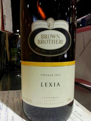 布琅兄弟乐希亚甜白Brown Brothers Lexia