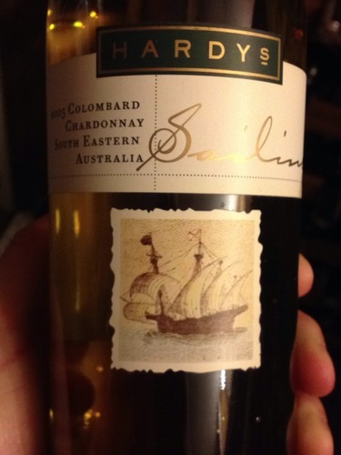 哈迪帆船鸽笼白霞多丽干白 Hardys Sailing Colombard Chardonnay