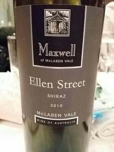 麦克斯韦依伦街设拉子干红Maxwell Wines Ellen Street Shiraz