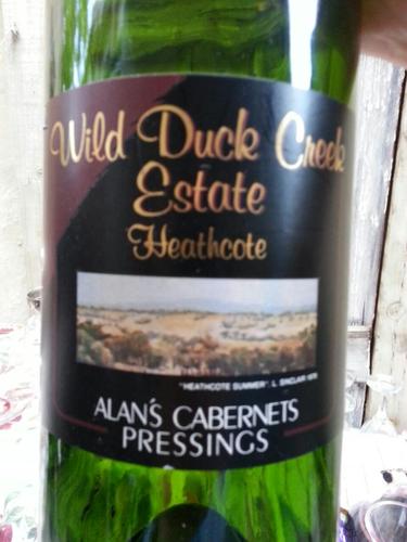 Heathcote Alans Cabernet Pressings