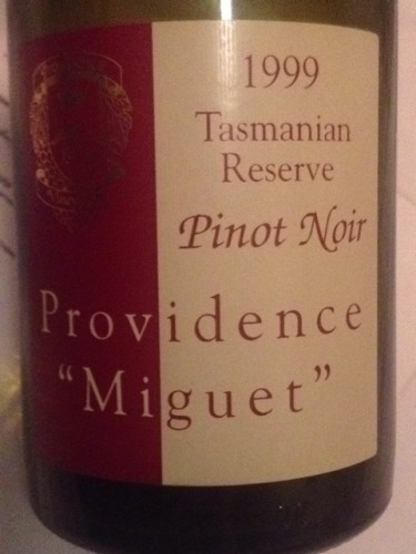 天意米格珍藏黑皮诺干红Providence Vineyards Miguet Reserve Pinot Noir