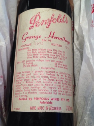 奔富葛兰许艾米塔基干红Penfolds Grange Hermitage