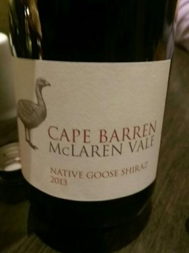 McLaren Vale Native Goose Shiraz