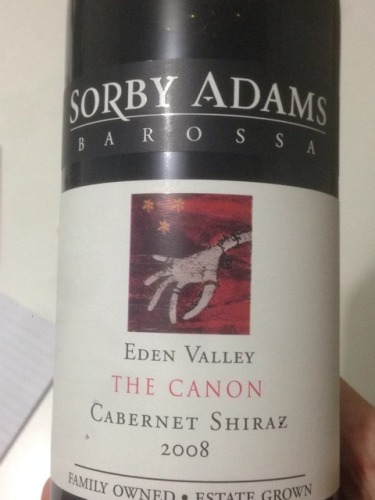 苏比亚当典范赤霞珠设拉子干红Sorby Adams The Canon Shiraz Cabernet Sauvignon