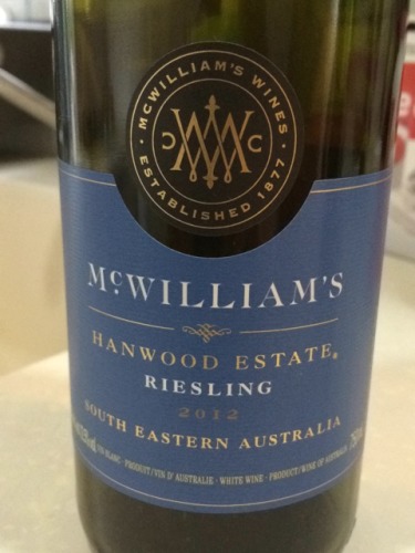 South Eastern Hanwood Estate Riesling