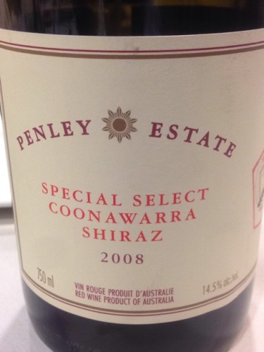 宾利珍藏施赫干红penley estate Shiraz