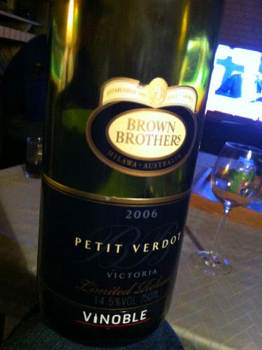 布琅兄弟限量版味而多干红Brown Brothers Limited Release Petit Verdot