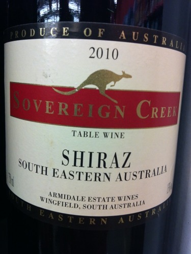 Sovereign Creek Shiraz