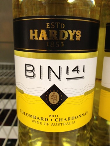 哈迪Bin 141鸽笼白霞多丽干白Hardys Bin 141 Colombard Chardonnay