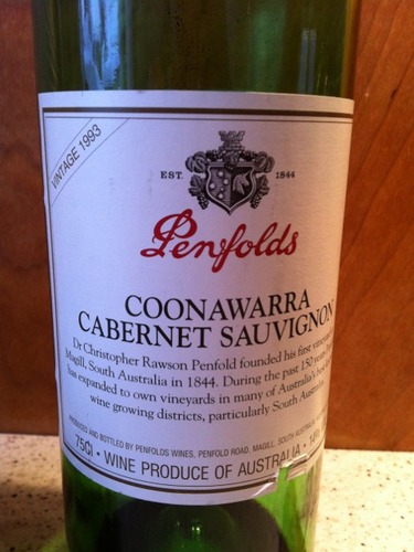 奔富古纳华拉赤霞珠干红	Penfolds Coonawarra Cabernet Sauvignon