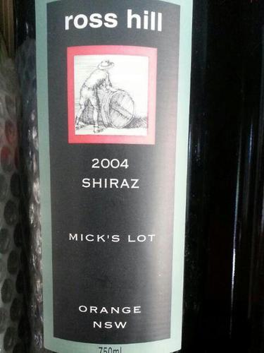 Ross Hill Mick'S Lot Orange Nsw Shiraz