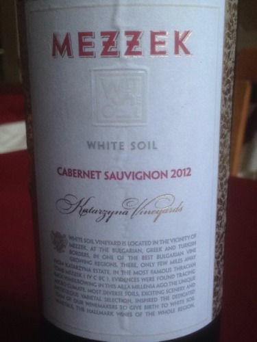 Vineyards Mezzek Cabernet Sauvignon