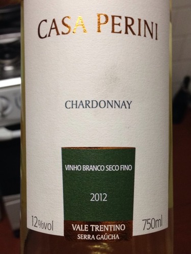 Vinho Branco Seco Fino Chardonnay