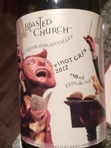 祈祷之屋灰皮诺干白Blasted Church Pinot Gris