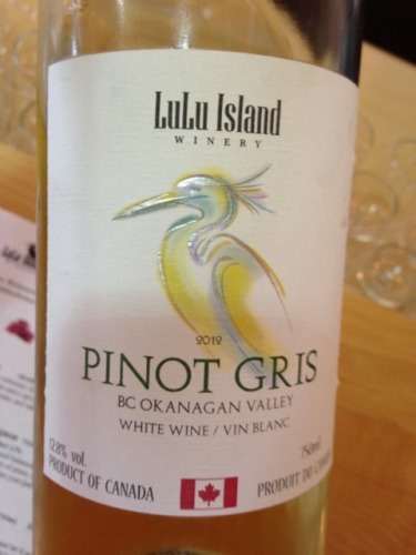 Okanagan Valley White Pinot Gris