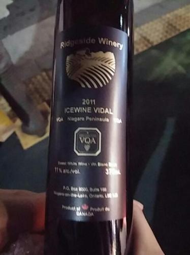 Icewine Vidal Niagara Peninsula Sweet White