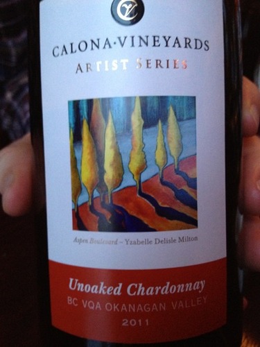 Okanagan Valley Artist Series Unoaked Chardonnay