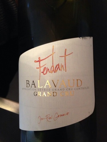 巴拉沃特级园莎斯拉干白Fendant Balavaud Grand Cru