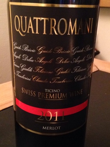 Ticino Quattromani Swiss Premium Merlot