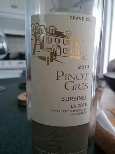 La Cote Grand Cru Bursinel Pinot Gris